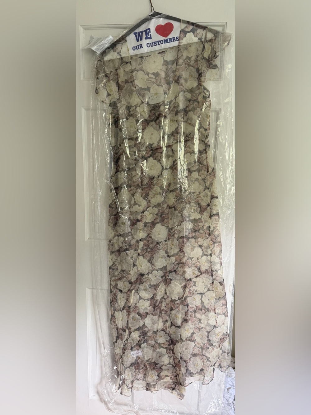SIR Sofia Low Back Gown in Vivienne Print